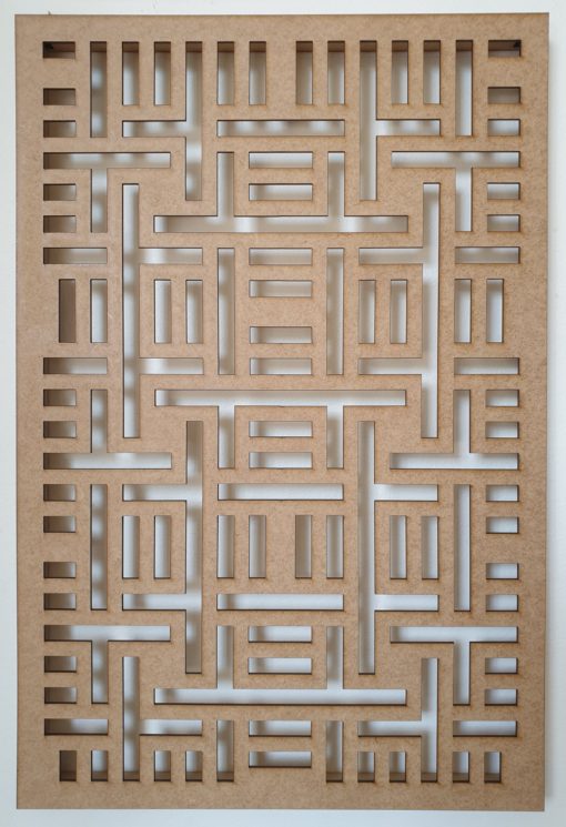 Kuba Wooden Deco Wall Screen - Image 2