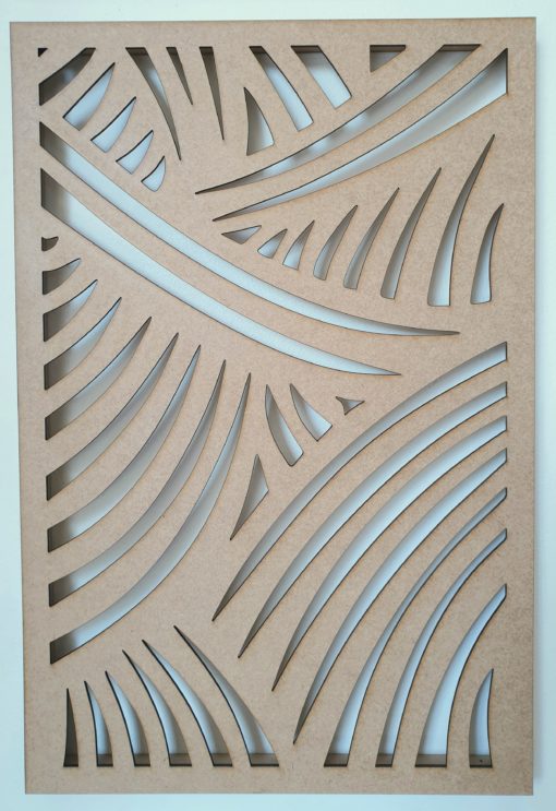 Winter Swoosh Decorative Wooden Wall Screen - Image 2