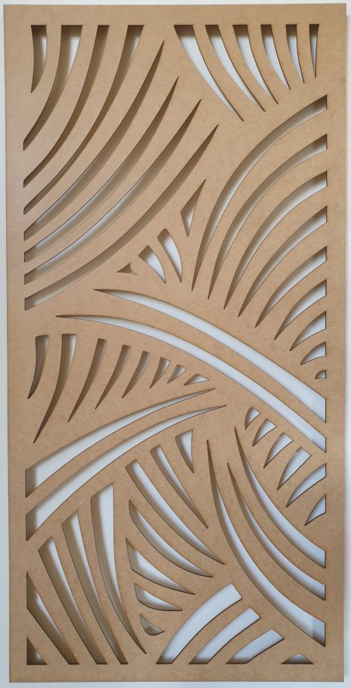 Winter Swoosh Decorative Wooden Wall Screen
