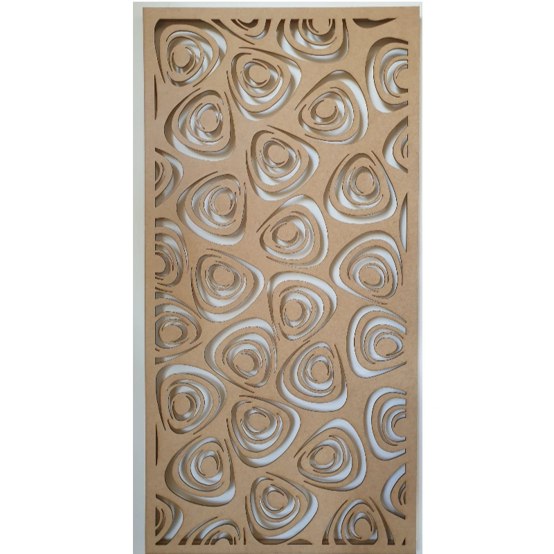 Swirls Decorative Wooden Wall Screen