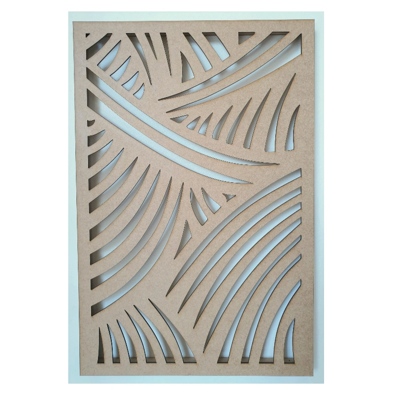 Winter Swoosh Decorative Wooden Wall Screen - Image 2